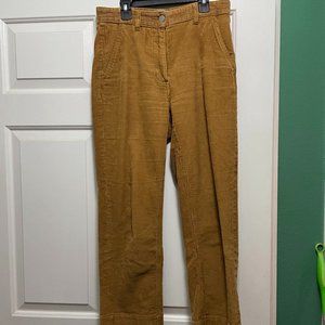 High Rise Straight Leg Cropped Corduroy Everlane Pants 4